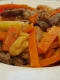 Chop suey de ternera
