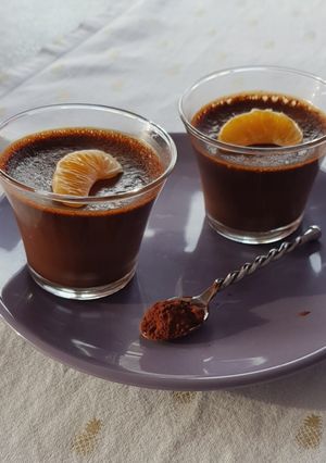 Une photo de °flan cacaoté°