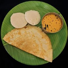 A picture of Proso Millet Idli and Dosa.