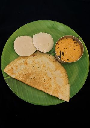 A picture of Proso Millet Idli and Dosa.