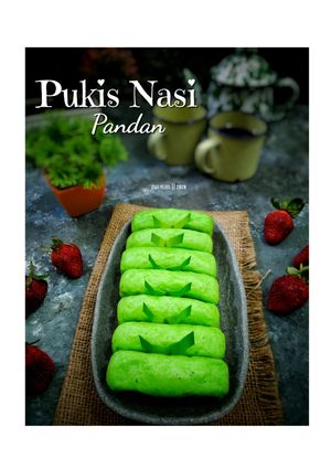 Foto resep 124. PUKIS NASI PANDAN