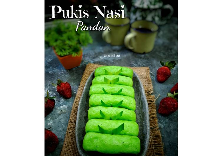 Langkah Mudah untuk Membuat 124. PUKIS NASI PANDAN, Enak