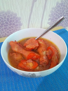 Foto resep Sup ayam merah ala Nita Chan