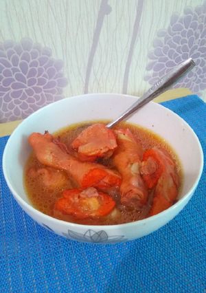 Foto resep Sup ayam merah ala Nita Chan