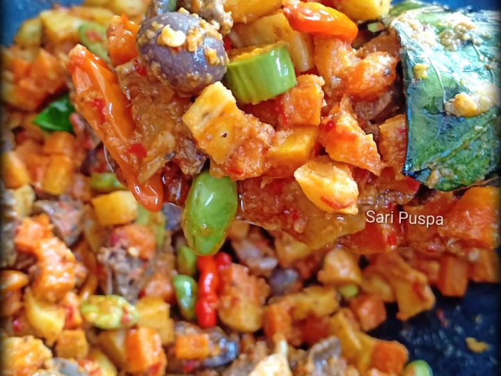 Langkah Gampang Menyiapkan Resep  SAMBEL GORENG (kentang, wortel, ampela ati &amp;amp; pete) yang Sempurna, Bisa Manjain Lidah