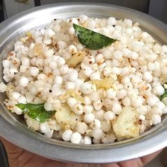 A picture of Sabudana khichdi.
