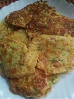 Una foto de Tortitas de calabacines