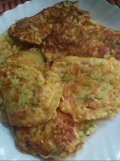 Una foto de Tortitas de calabacines