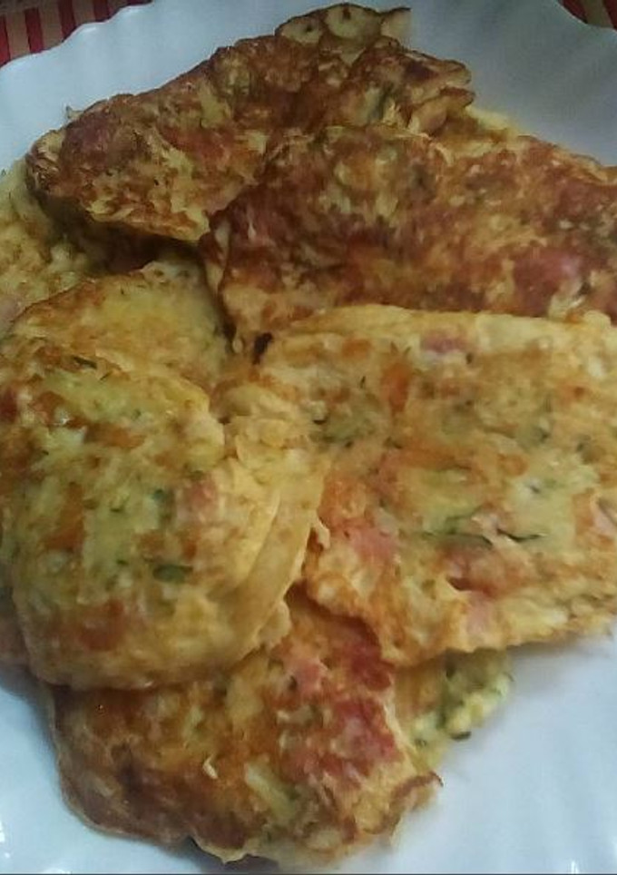 Una foto de Tortitas de calabacines
