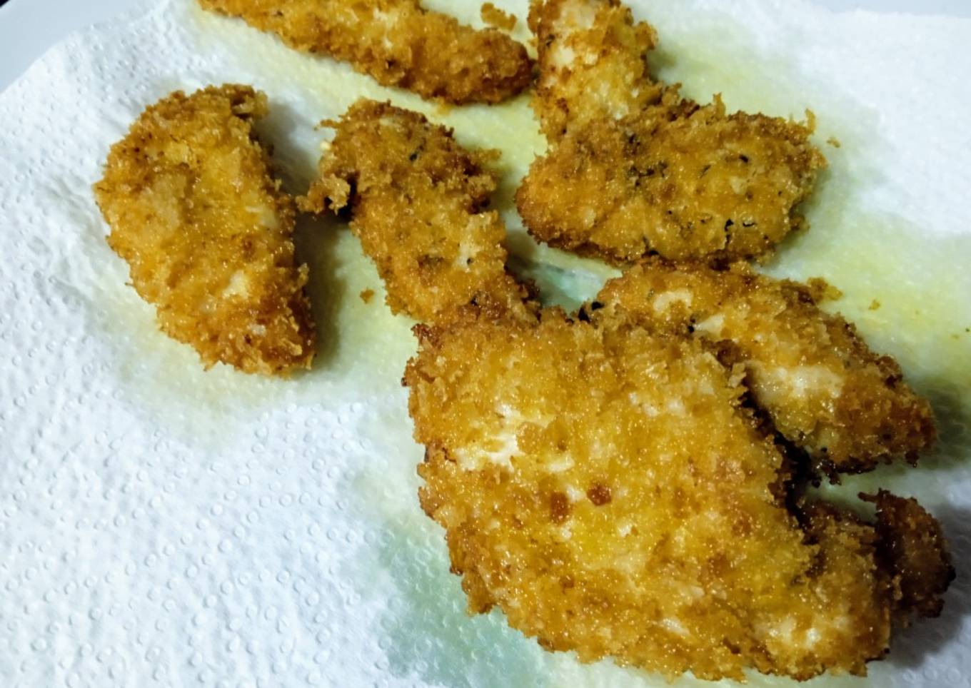Fingers de pollo o pollo empanado
