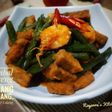 Sambal Goreng Kacang Panjang, Tempe & Udang