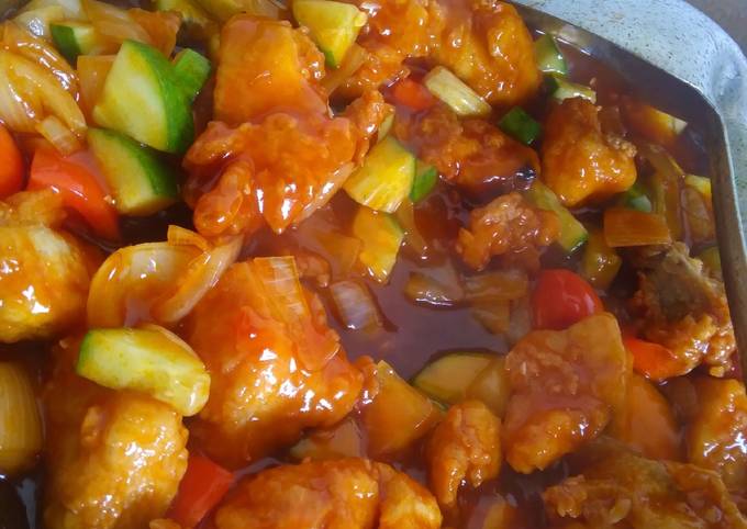 Resipi Sweet and Sour Chicken oleh haslin ahmad - Cookpad