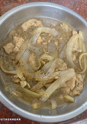 非寶寶副食品： 簡易版黑胡椒豬柳（也可換牛） 的食譜成品照片