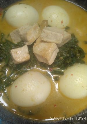 Foto resep Gulai Pakis Telor Tahu