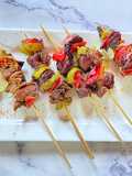Beef kebabs/ stick meats