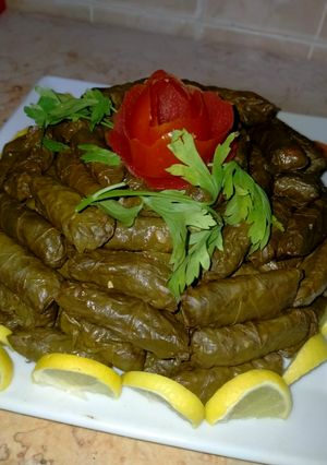 A picture of Stuffed Grape Leaves (Mahshi Warak Enab).