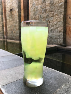 Foto resep Es Sirup Melon Nata de coco Simple Banget