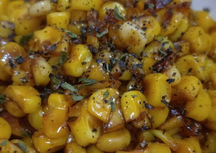 Langkah Mudah untuk Membuat Jagung Pipil Bakar Gurih Pedas #BikinRamadhanBerkesan #Day12, Lezat Sekali