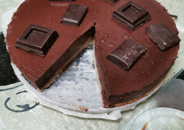 Tarta de chocolate negro ''fit''
