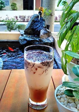 Foto resep Cincau Serut Gula Aren Full Cream