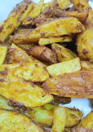 صورة لوصفة بطاطا ودجز