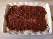 Una foto di tiramisu caffe e pavesini