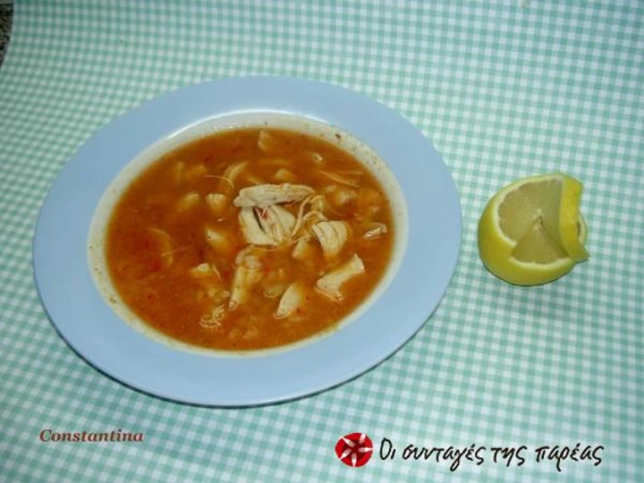 Recipe Rodoula's chicken soup the Can Spoil the Tongue Makes you drool