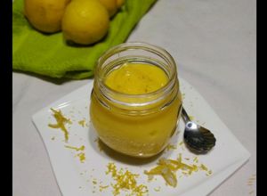 Una foto de Curd de limón