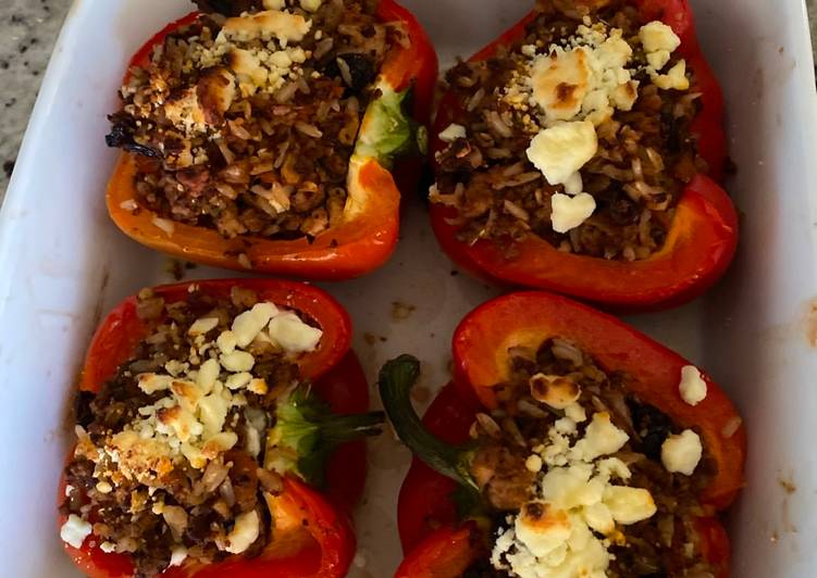 Simple Way to Prepare Award-winning Vegetarian Stuffed Peppers