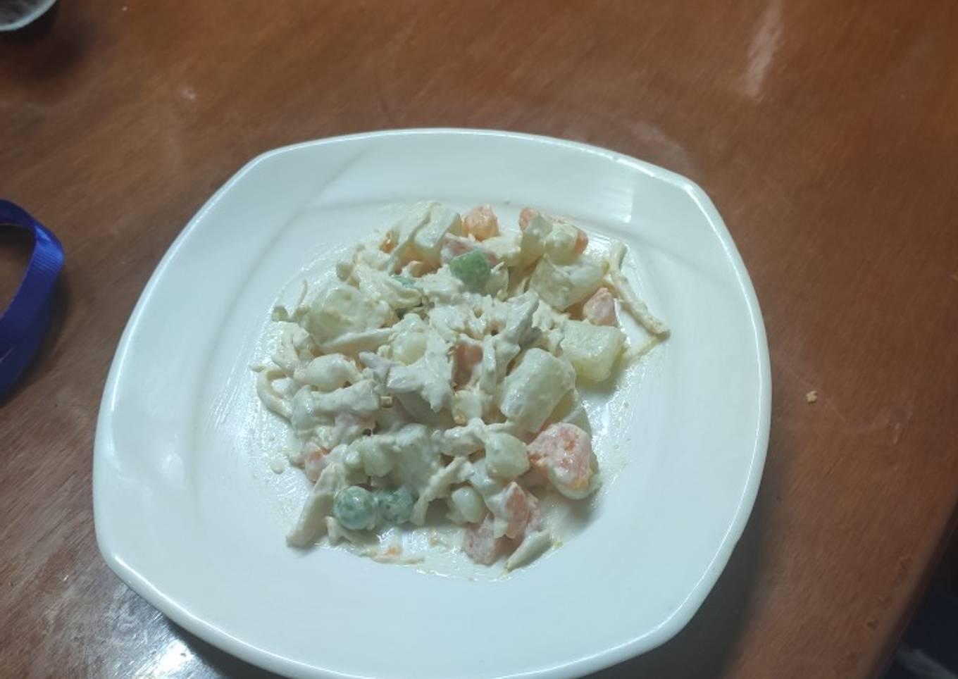 Ensalada rusa con pollo