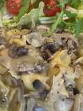 Pasta con Salsa di Funghi