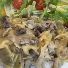 A picture of Pasta con Salsa di Funghi.