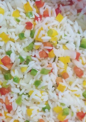 Una foto de Arroz primavera simple, rápido y riquísimo