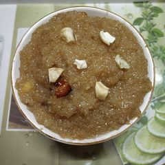 A picture of Wheat Rava Kesari | Instant Sweet Recipe | Nutrient-Packed Delight.