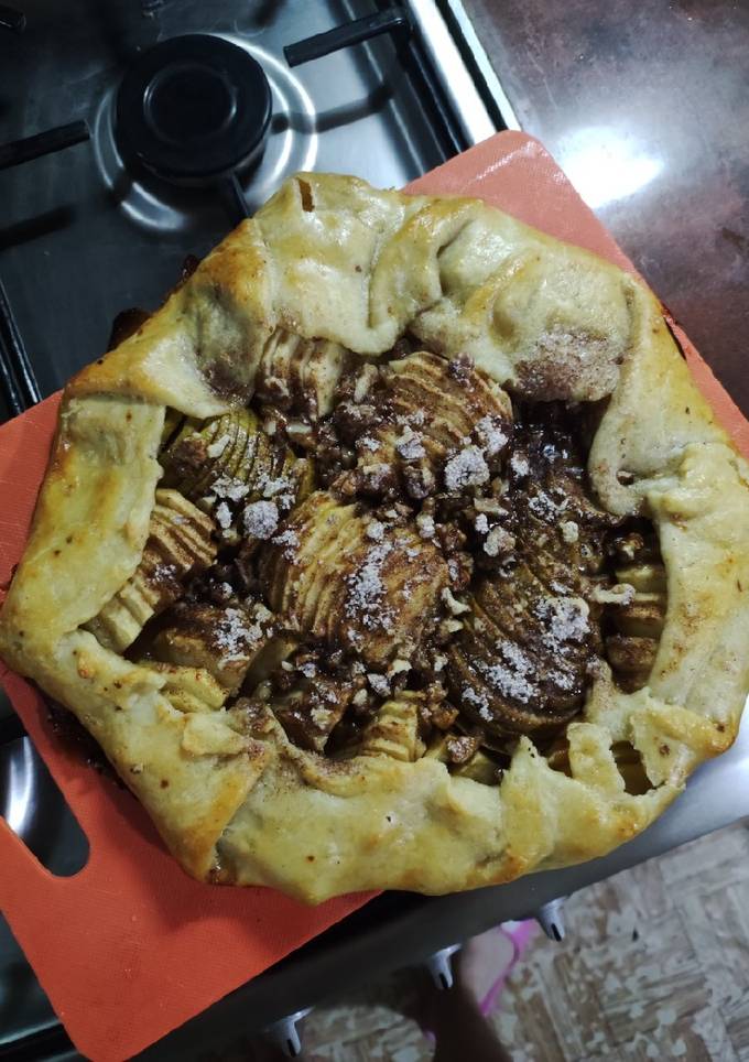 Галета з яблуками (фруктами)