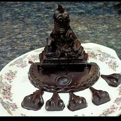 A picture of Chocolate ganpati.