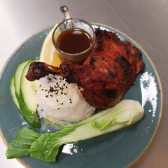 A picture of Grilled duck thighs.