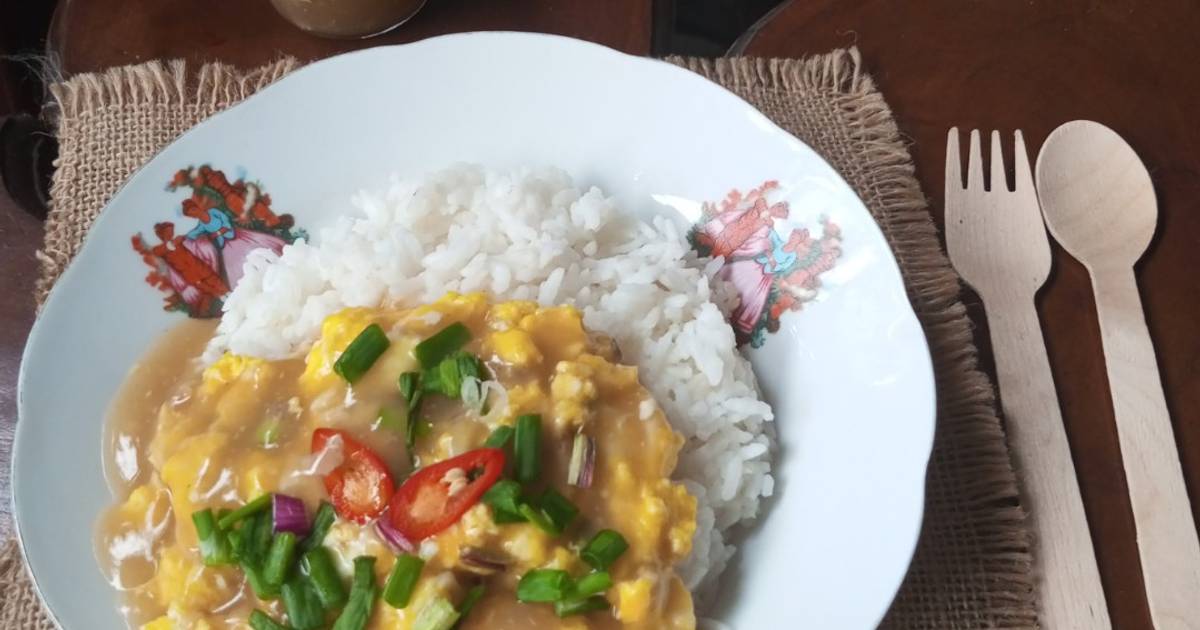 Resep Nasi Telor Hongkong Favorit Bunda