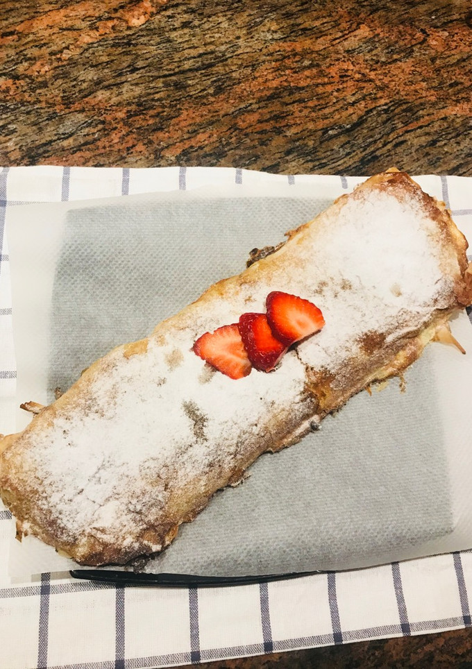 Una foto de Strudel de manzana
