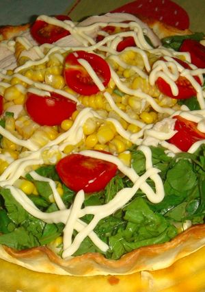 Una foto de Ensalada de verano en canasta