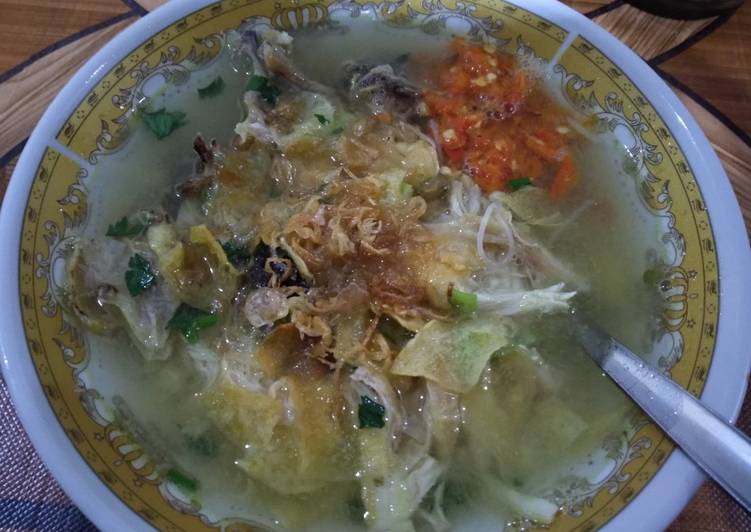 Soto ayam seger jawa timur