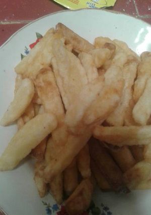 Foto resep French fries/kentang goreng kw