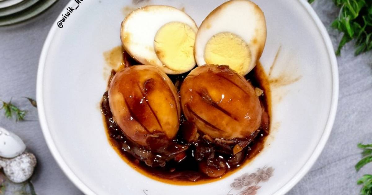 Resep Telur Rebus Masak Kecap Dengan Bahan Sederhana