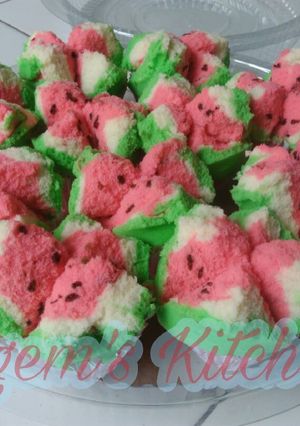 Foto resep Bolu Kukus semangka no soda