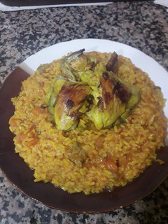 صورة لوصفة رز بالدجاج