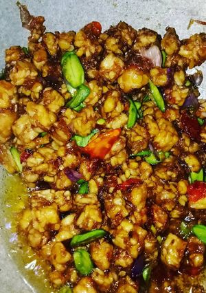 Foto resep Sambel goreng tempe pete endula