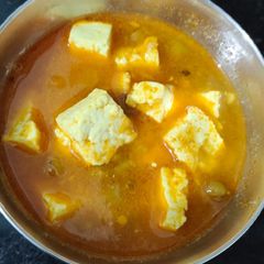 Matar paneer A picture of Matar paneer.