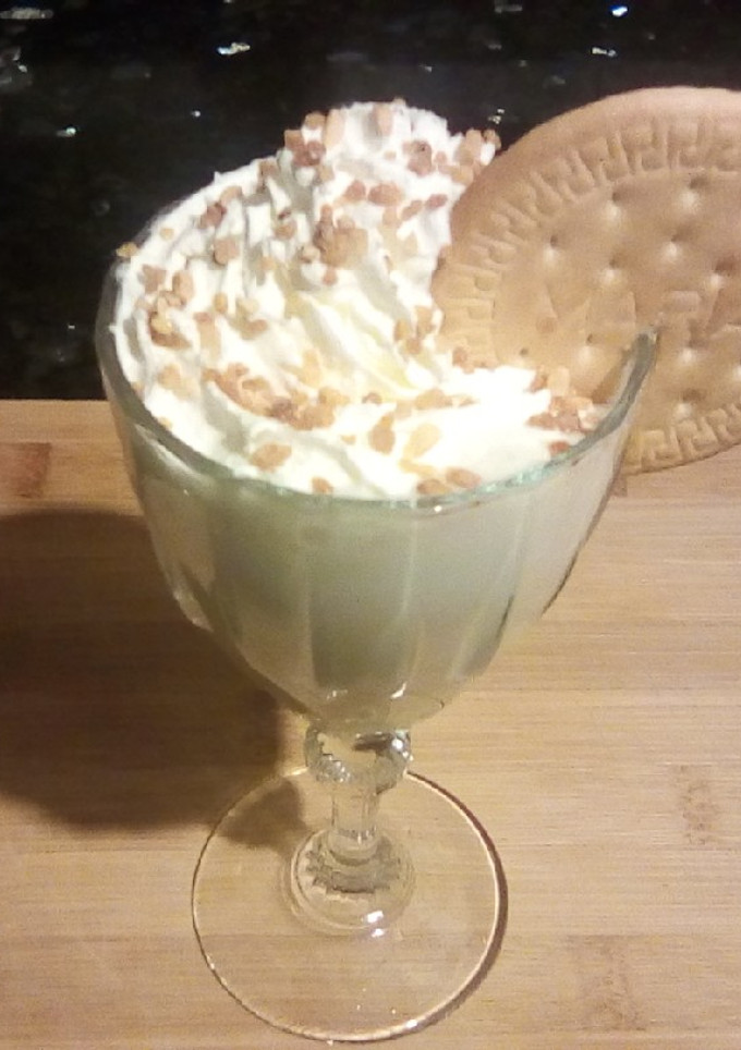 Una foto de Batido de plátano y coco
