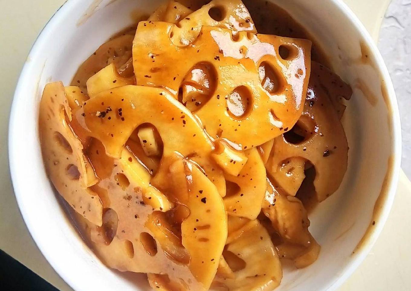 Healthy Sweet Sour Lotus Root