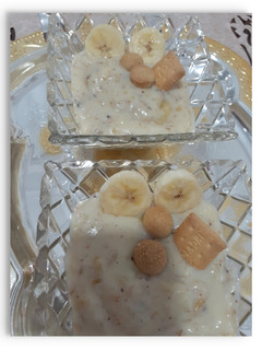 عکسی از دستور دسر موز و گردو